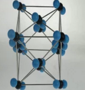 二氧化碳晶體（tǐ）結構（gòu）模型